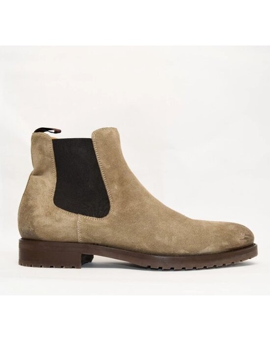 New! Magnanni Kam Chelsea Boots Suede Tan Brown 25999 9.5 M 45 DD466A main image 4
